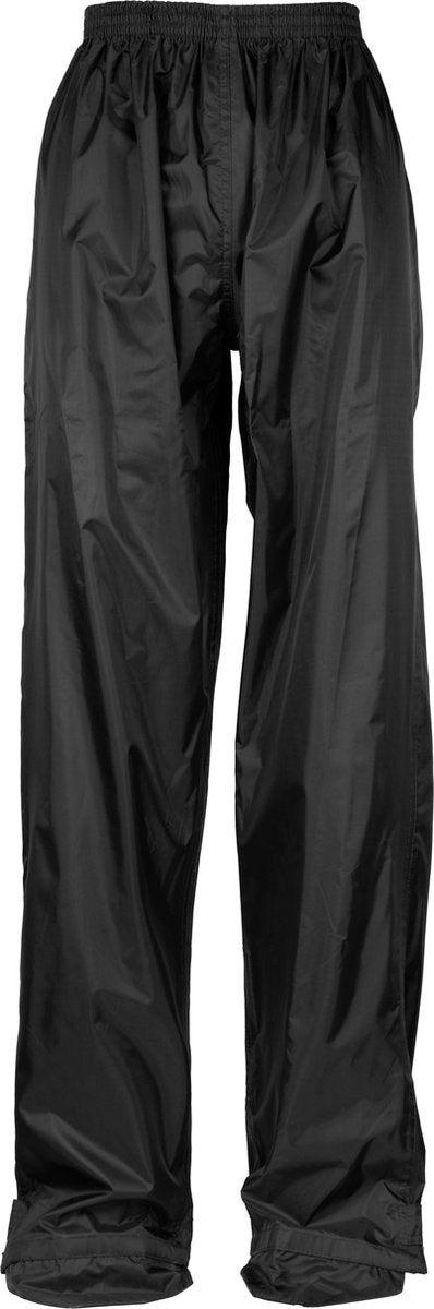 Ralka regenbroek waterdicht en met schoenbeschermer - kids - zwart - maat 164