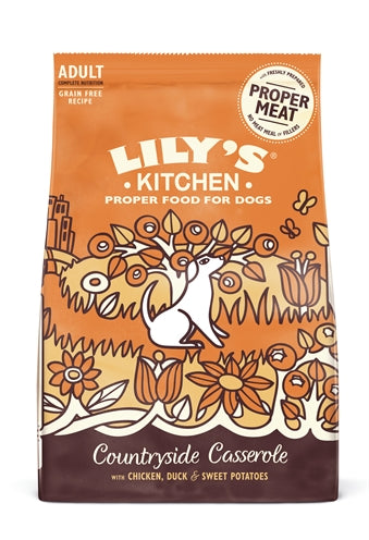 Lily's kitchen Dog adult chicken duck countryside casserole