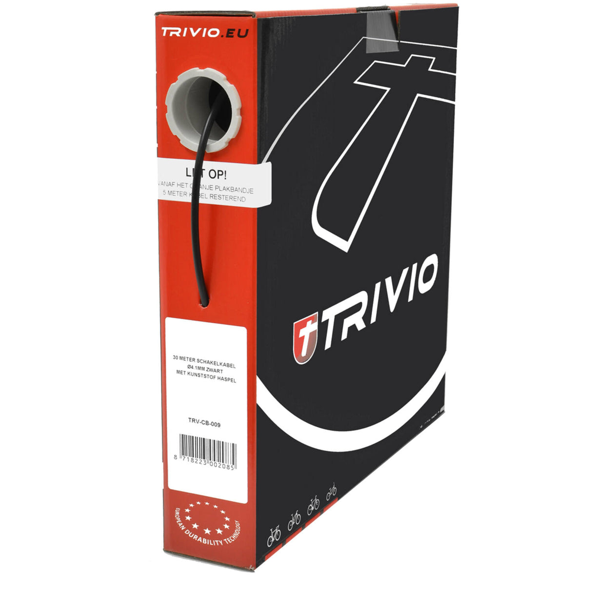 Trivio - derailleur buitenkabel ø4.2mm zwart - rol 30 meter