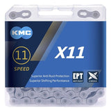 KMC X11 EPT Fietsketting - 118 schakels - Grijs