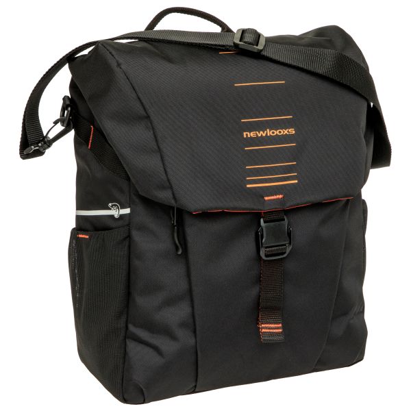 Newlooxs tas new looxs vigo enkel | zwart oranje | 20l