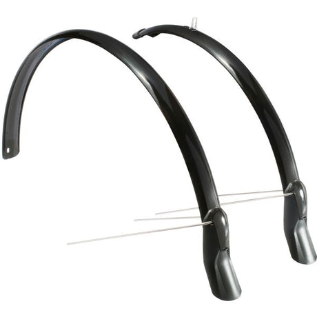 Spatbordset Eurofender Scatto 28 x 51 mm - zwart
