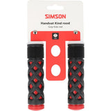 Simson handvatten kinder rood-zwart