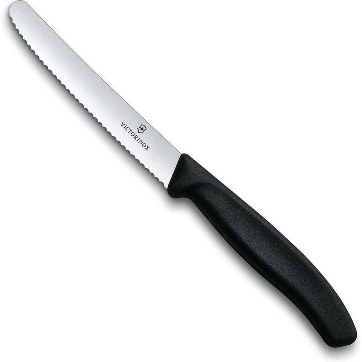 Victorinox tafel- tomatenmes gekarteld zwart lemmet