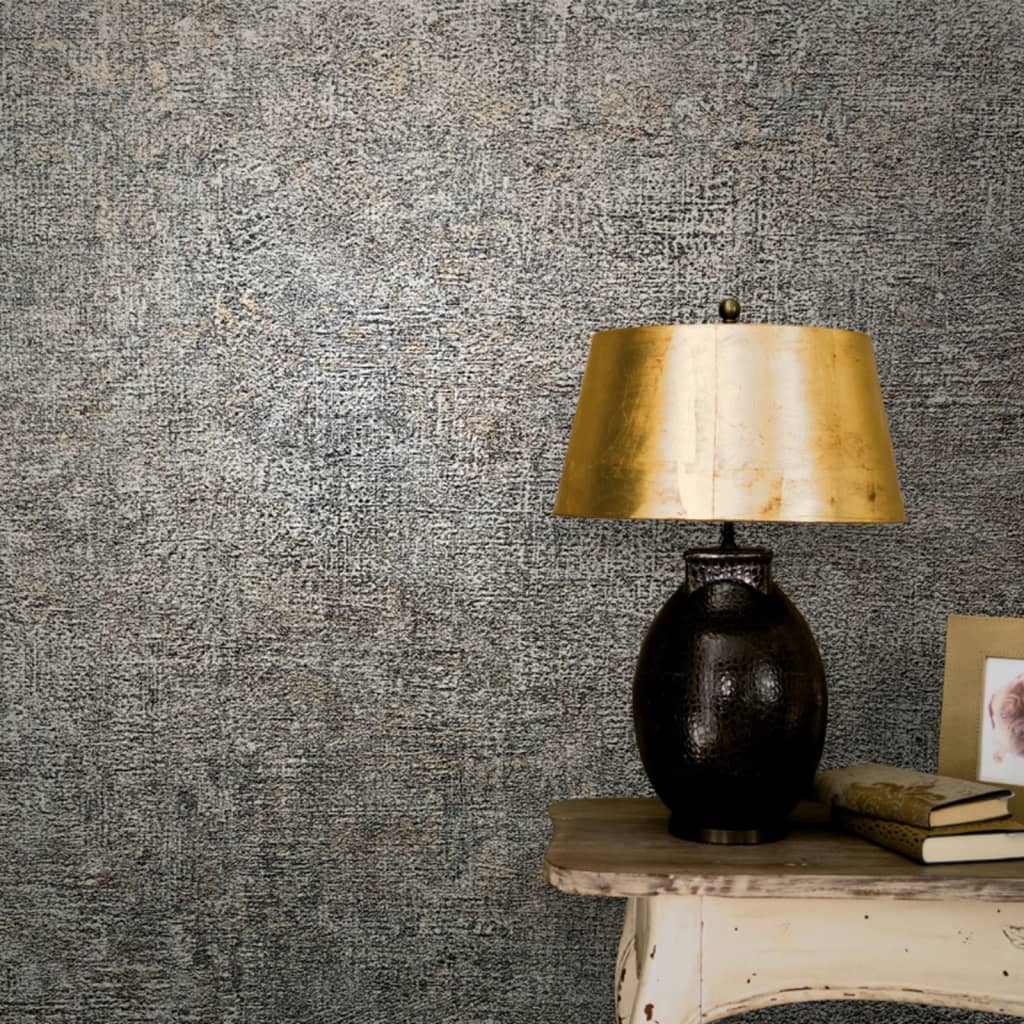 Noordwand behang vintage deluxe stucco look grijs