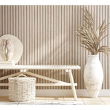 Noordwand noordwand behang botanica wooden slats beige