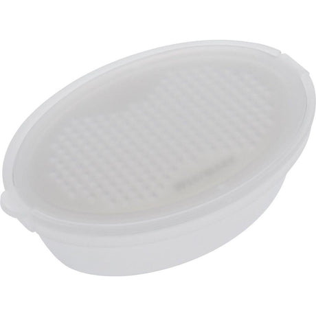 Westmark nootmuskaatrasp met bakje kunststof rvs 96x67x31mm