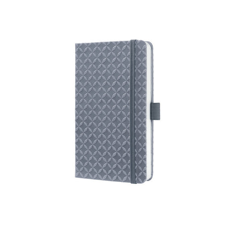 Sigel si-jn126 notitieboek jolie flair a6 hardcover gelinieerd gletsjer grijs 174 blz 80g