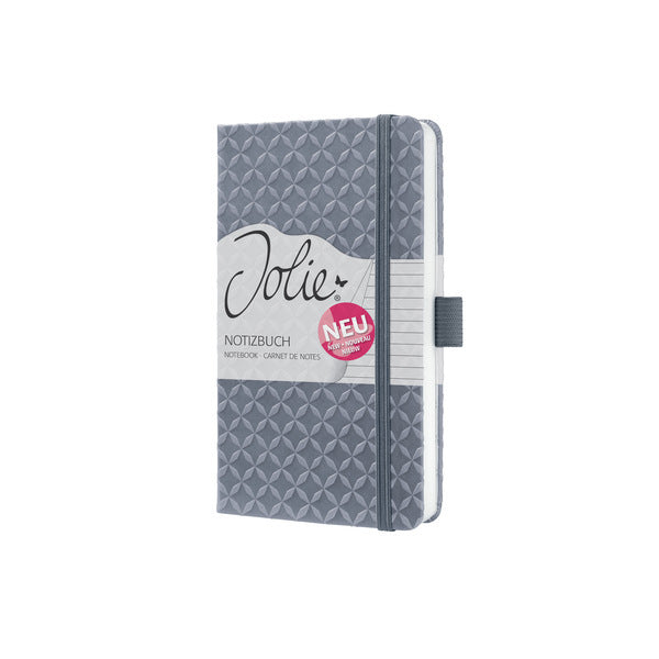 Sigel sigel si-jn126 notitieboek jolie flair a6 hardcover gelinieerd gletsjer grijs 174 blz 80g