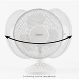 Bomann vl 1137 cb tafelventilator 23 cm wit