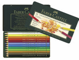 Faber castell faber castell fc-110012 kleurpotlood polychromos 3,8mm kerndikte etui à 12 stuks