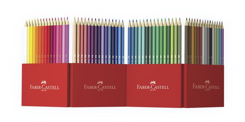 Faber castell faber castell fc-111260 kleurpotlood faber-castell castle zeskantig karton etui 60 stuks