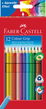 Faber castell kleurpotloden colour-grip kleurenassortiment 12 stuks