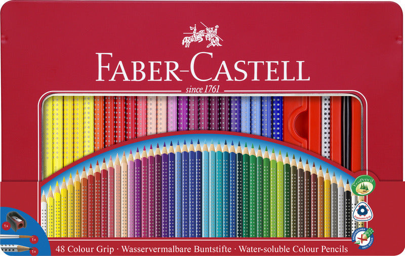 Faber castell faber castell fc-112448 kleurpotlood grip set a 48 stuks