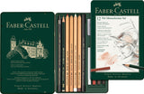 Faber castell faber castell fc-112975 pitt monochrome set faber-castell 12-delig medium