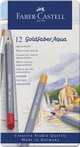 Faber castell faber castell fc-114612 aquarelkleurpotlood faber-castell goldfaber etui 12 stuks