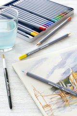 Faber-castell kleurpotlood aquarel - goldfaber - blik 12 stuks - fc-114612
