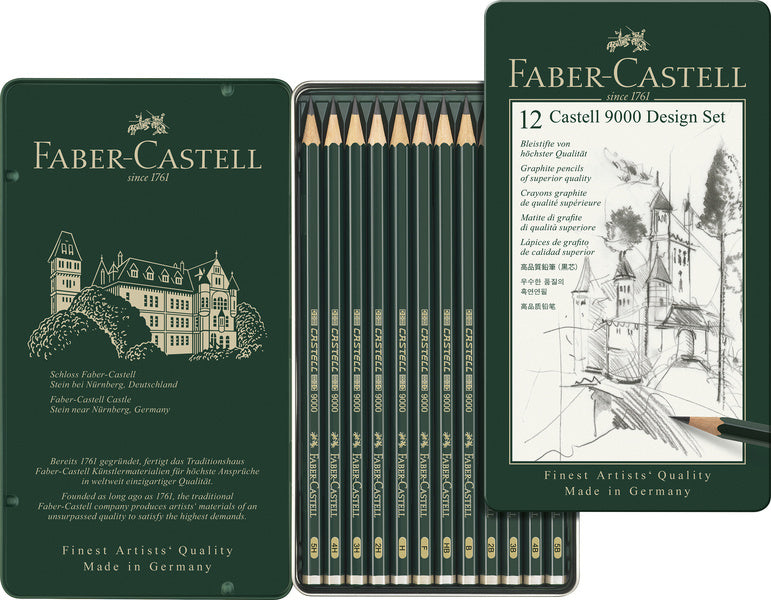 Faber castell fc-119064 potlood 9000 designset