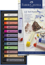 Faber castell faber castell fc-128312 pastelkrijt studio softpastel 12 delig etui