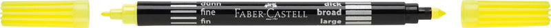 Faber-castell viltstiften - dubbele punt - 10 stuks - neon kleuren - fc-151109