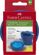 Faber castell faber castell fc-181510 watercup clic go blauw