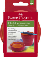 Faber castell faber castell fc-181517 watercup clic go roze oranje