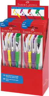 Faber castell faber castell fc-481600 penselenset plastic 4 stuks