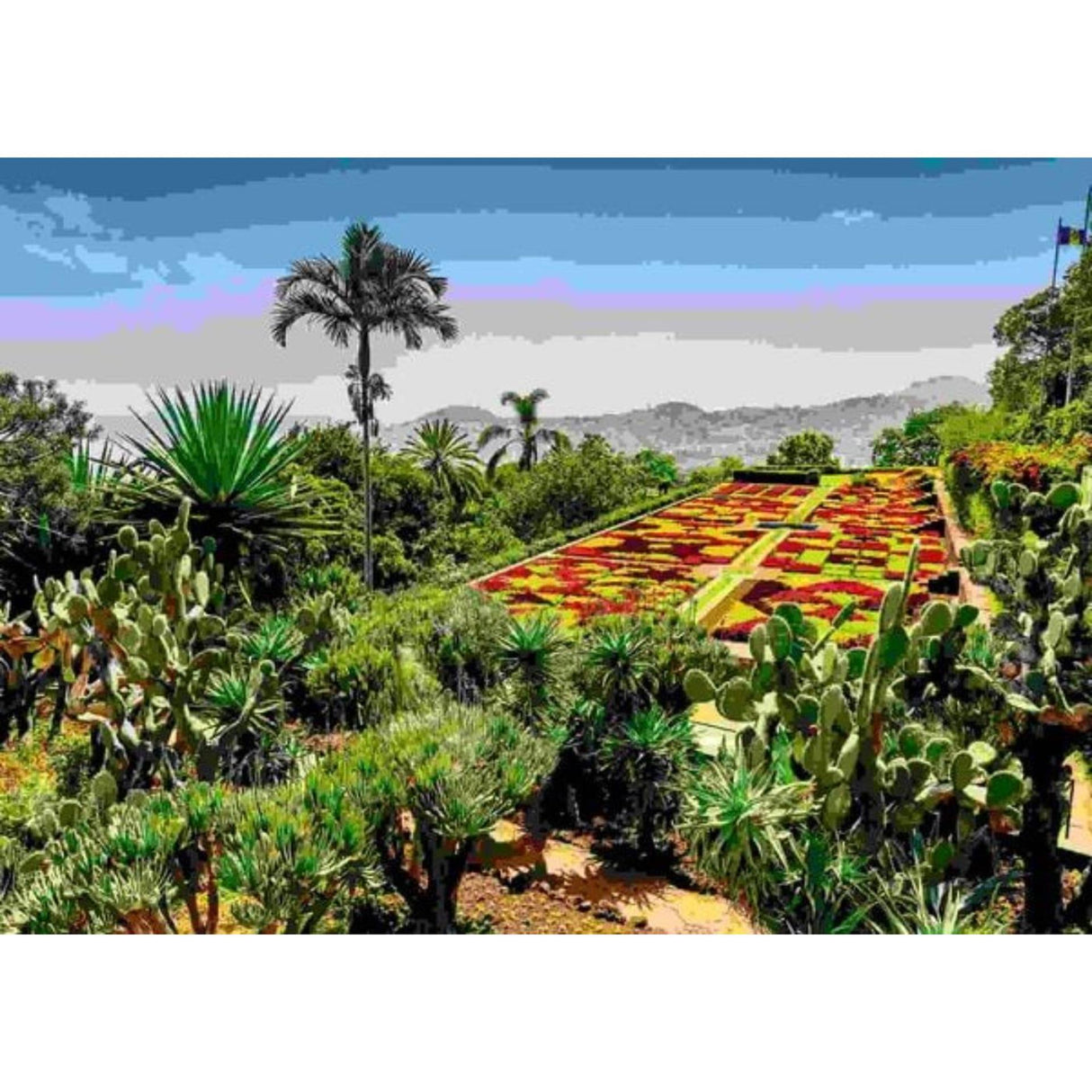 Ravensburger puzzel botanical garden, madeira 1000pcs