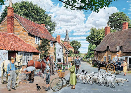 Ravensburger puzzel the village farrier - 1000 stukjes