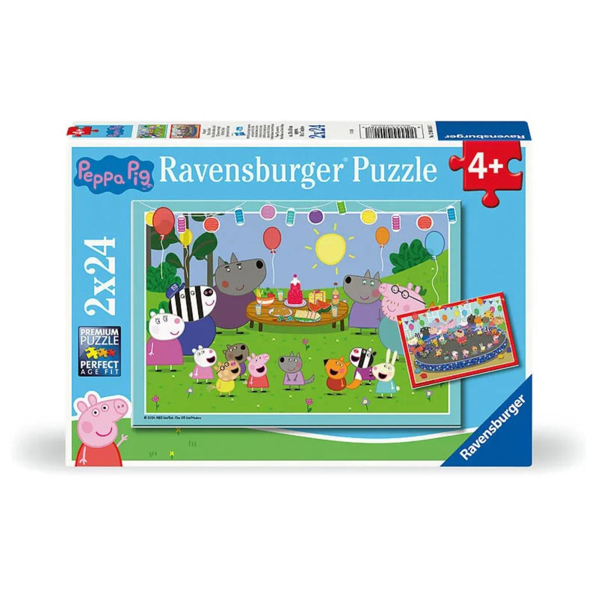 Ravensburger puzzel peppa pig 2x24pcs