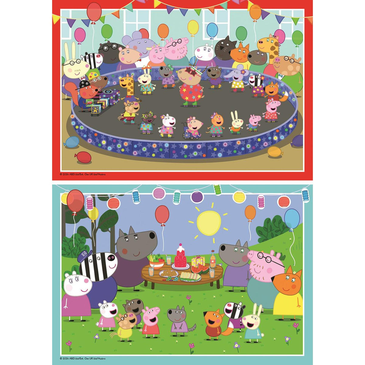 Ravensburger puzzel peppa pig 2x24pcs
