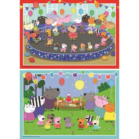 Ravensburger legpuzzel peppa pig, 2x24st.