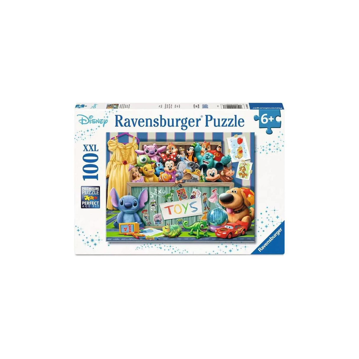 Ravensburger puzzel disney pixar multicharacter - legpuzzel - 100 xxl stukjes