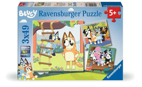Ravensburger puzzelset bluey - 3 puzzels van 49 stukjes