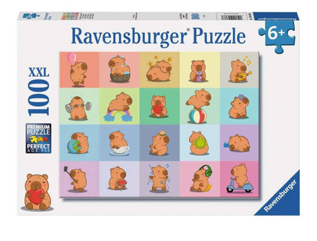 Ravensburger xxl-puzzel capybara - 100 stukjes