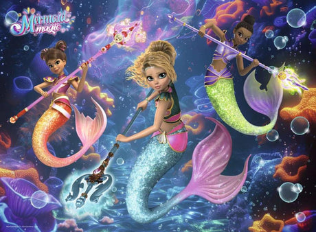 Ravensburger xxl-puzzel mermaid magic - 100 stukjes