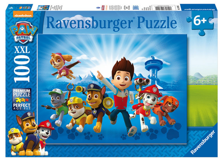 Ravensburger puzzel paw patrol: de ploeg - legpuzzel - 100xxl stukjes