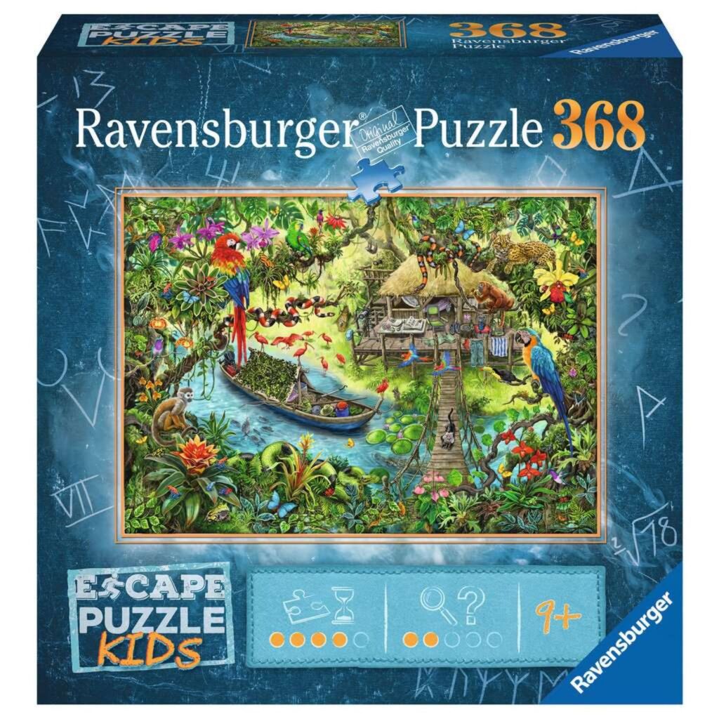 Ravensburger puzzel escape kids jungle 368 stukjes