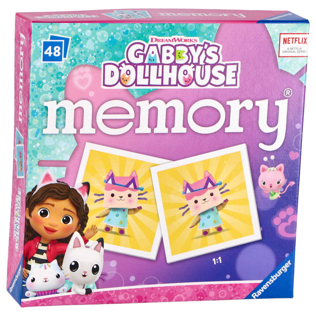 Ravensburger Gabby #039;s Dollhouse Memory 48 Kaarten