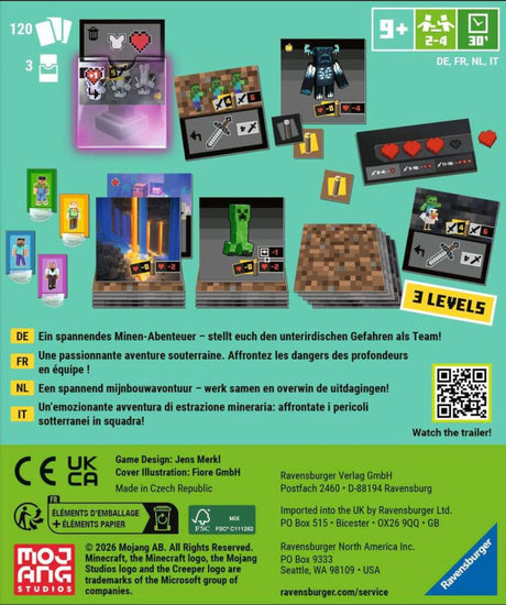 Ravensburger gezelschapsspel minecraft digging down