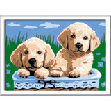 Ravensburger CreArt Schilderen op Nummer Schattige Puppy #039;s