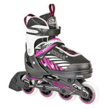 Hudora inline skates 29-32 zwart roze