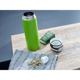 Leifheit thermosbeker flip - 600 ml - rvs - groen