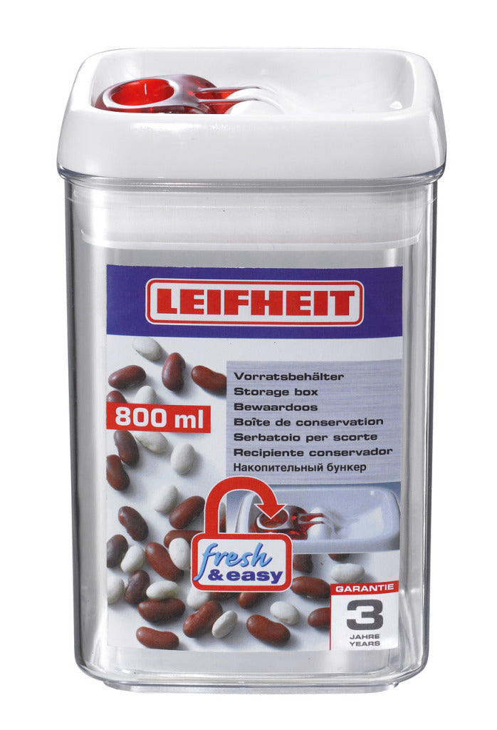 Leifheit leifheit 31208 voorraadbus fresh easy hoekig 800 ml