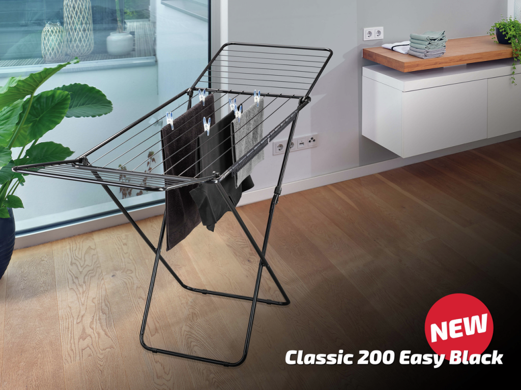 Leifheit droogrek classic 200 easy zwart