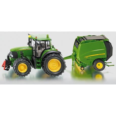 Siku 1665 john deere met balenpers