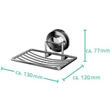 Ridder douchezeepbakje 13x12x7,7 cm chroom 12040100