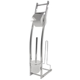 Ridder ridder toiletborstelset 3-in-1 fabio glanzend chroom