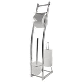 Ridder ridder toiletborstelset 3-in-1 fabio glanzend chroom