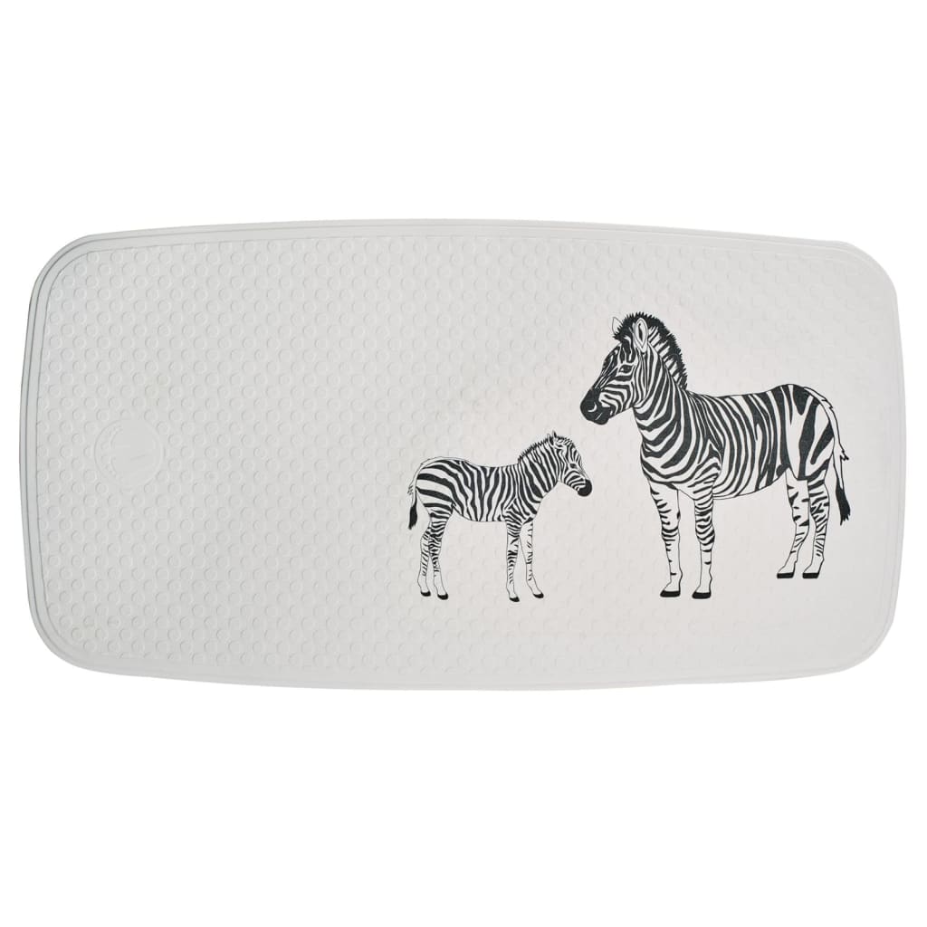 Ridder badmat zebra 38x72 cm wit en zwart